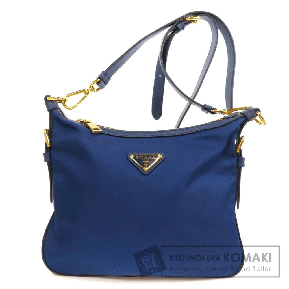 Prada logo plate Black Shoulder Crossbody bag
